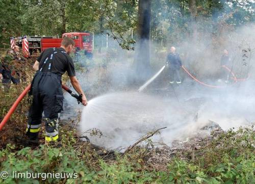Foto Brand in de Luysenweg (2 september 2009)