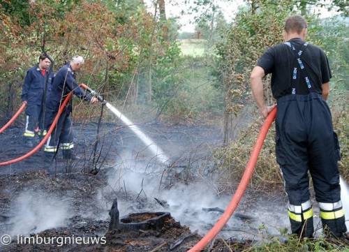 Foto Brand in de Luysenweg (2 september 2009)