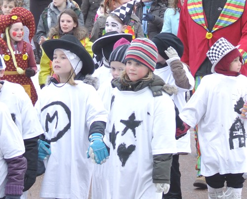 Foto Foto's kinderstoet centrum Bree (14 februari 2010)
