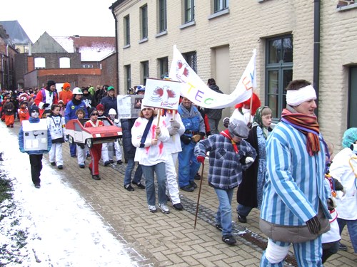 Foto Foto's kinderstoet centrum Bree (14 februari 2010)