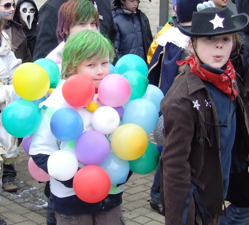 Foto Foto's kinderstoet centrum Bree (14 februari 2010)