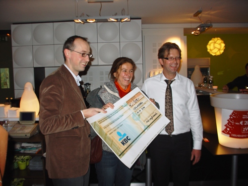 Foto Winnaars eindejaarsactie ZWZ Opglabbeek (24 januari 2010)