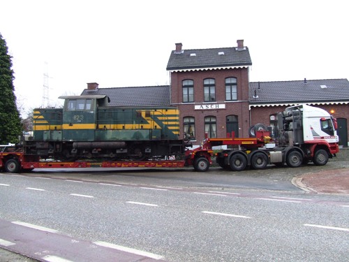 Foto Locomotief op het Kolenspoor + foto's (11 december 2009)