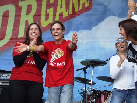 Foto Nicole en Hugo onder de indruk van Maaseik (24 augustus 2008)